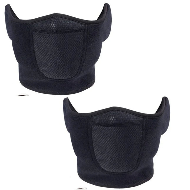 Fashion Winter Thermal Balaclava Full Face Mask Skiing Hat Bandana Windproof Snowboard Scarf Women's Men's Helmet Cap Black