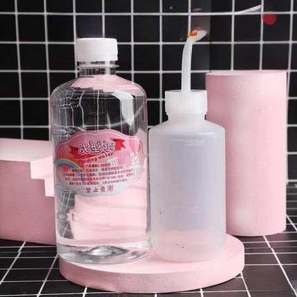 Slime Bubble Glue Fairy Shaping Water Magic Liquid Clay Making Substitute Borax Water Anti Stick Hand Pet Toy Set Universal
