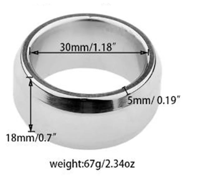 18+ Sex Toys for Men 10 Sizes Stainless Steel Rings Metal Penis Lock Cock Ring BDSM Male Penile Erection Device Delay Time Penis Ring