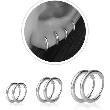 6 Pairs Earring Sets for Multiple Piercings Small Huggie Hoop Earrings Flat Back Tiny Ball CZ Opal Pearl Stud Earrings for Women