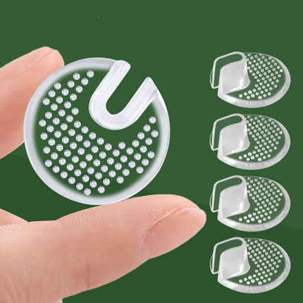 2pc Invisibles Flip-Flop Gel Pad Anti-Slip Anti Wear Foot Gel Toe Guards Cushions Toe Separator for Women Men
