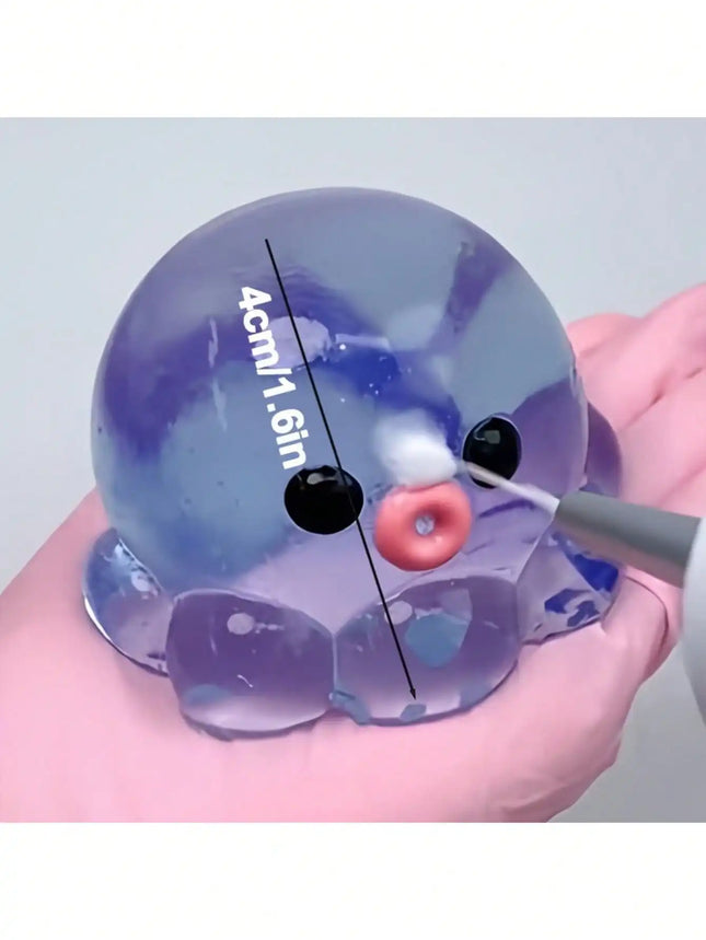 1PC Cute Octopus Squishy Toy, Slow Rising Bubble Squeeze Toy, Soft Sensory Fidget Stress Ball for Kids Adults, Birthday Party Favor
