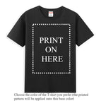 Printed on black Tee / XL