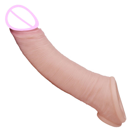 Extender Condom Penis Enlargement Ejaculation Penis for Men Sleeve Cock Ring Delay Lock Ring Sex Toys Artificial Penis Training