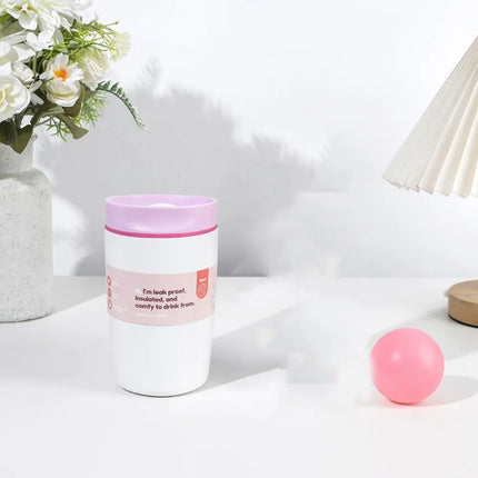 Drinkware Stainless Steel Thermos Bottle Portable Leak-Proof Vacuum Insulated Cup Reusable Fashion Coffee Mug Student