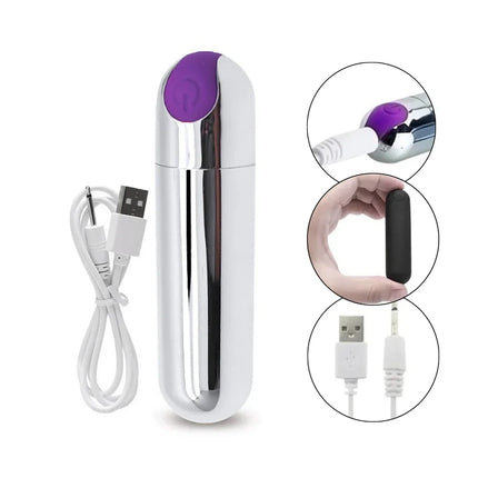 G-Spot Bullet Vibrators for Women Discreet Portable Sex Toys Small Powerful Bullets Vibrator Mini waterproof Clitoral Stimulator
