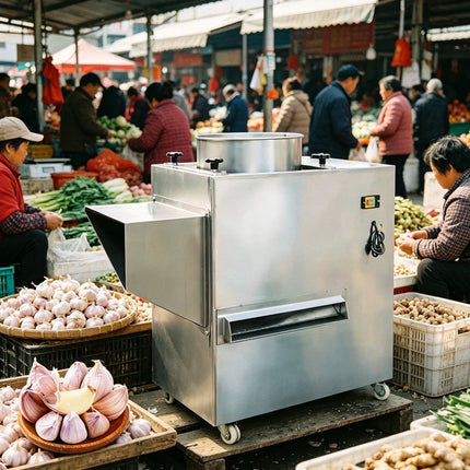 Commercial Electric Garlic Peeling Machine Multifunctional Garlic Separator for Kitchen Use