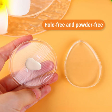 Soft Silicone Gel Powder Puff Sponge For Cosmetic Face Foundation BB Cream No Powder Eating Powder Cosmetic Puff Makeup Tools
