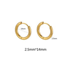 2.5mm14mmGold