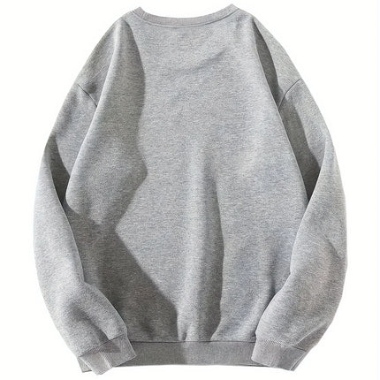 Women's Casual NEW YORK Print Pullover Sweatshirt Geometric Design Long Sleeve Round Neck Machine Washable Regular Fit for Autum