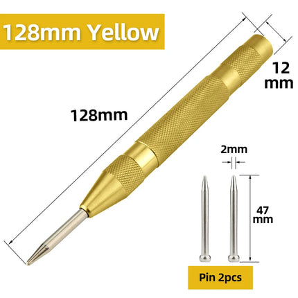 Center Punch Kerner Woodworking Metal Drill Adjustable Spring Loaded Marker Hand Tools Sets Carpenter Tool