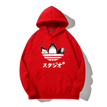 Men's Fashionable and Versatile Fleece Sweatshirt Thin and Warm Three-dimensional Pocket Printed Fit  sweatshirt hoodie bape