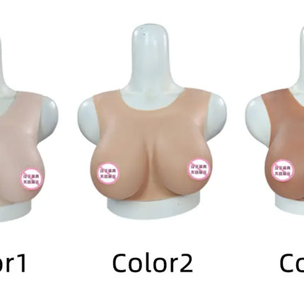 Cosplay Chest Silicone Breast Forms Huge Fake Boobs Transgender Drag Queen Shemale Crossdresser Artificial Breasts Shemale