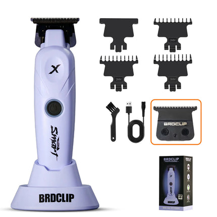 BRDCLIP X Series White FA1T 7700RPM Professional Electric Hair Trimmer Hair Clipper For Man Carving DLC Blade Barber Shop Tool