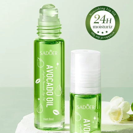 SADOER Fruits Lip Oil Lips skincare Moisturizing Nourishing Hydrating Anti Wrinkle Lipstick Lip Balm Beauty Lips Skin Care