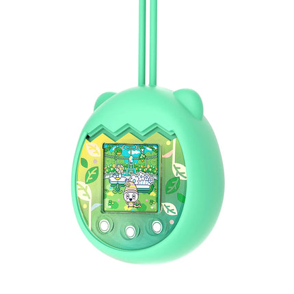 Silicone Comprehensive Protection Case Cartoon Animal Shaped E-pet Machine Protector Waterproof with Lanyard for Tamagotchi Pix