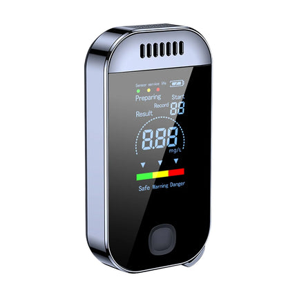 NEW Portable Alcohol Tester Professional Breathalyzer With LCD Display USB Rechargeable Electronic Digital Breath Alcohol Tester