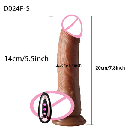 Thrusting Big Dick Realistic Dildo Vibrator for Women Telescopic Vibrating Heating Penis Vibrators Anal Plug Adult 18+ Sex Toys