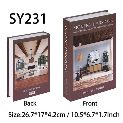 Morandi Decorative Book Open Luxury Fake Book Storage Box Home Decor Matisse Boho Bauhaus Coffee Table Shelf Interior Decoration