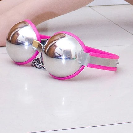 New 3 Colors Stainless Steel Women Adjustable Chastity Bra Lock Female Chastity Device Breast Protection Roleplay Sex Toys