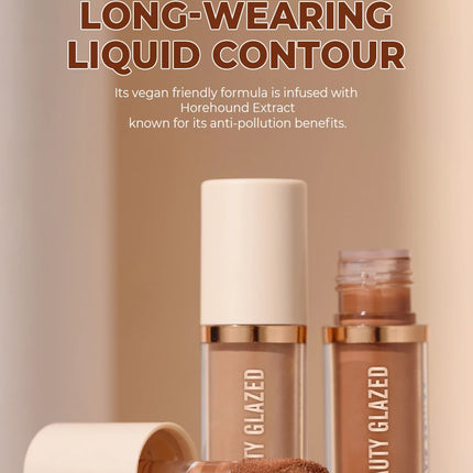 2025 Beauty Glazed 2 Color Liquid Contouring To Enhance The Facial Contour,Waterproof ,Matte,V-face Shaping Contour  Face Makeup