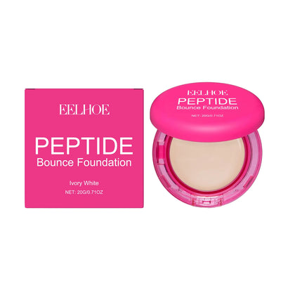 Peptide Bounce Balm Foundation Lasting Full Coverage Concealer Covers Spot Blemishes Brightening Oil Control Makeup Base Cream