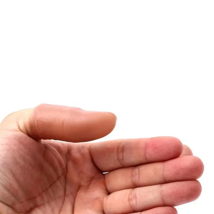 3PCS Funny Magic Toys Party Prank Soft Thumb Tip Fake Finger  Magic Trick Close Up Vanish Appearing Finger Trick Props