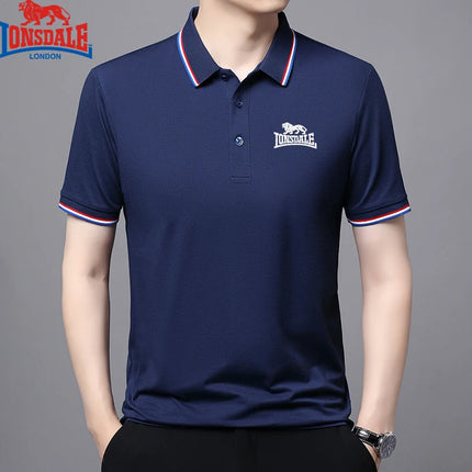 Embroidery New Summer Cotton Polo Shirt Men High Quality Men's Short Sleeve Top Business Casual Breathable Polo-shirt for Men