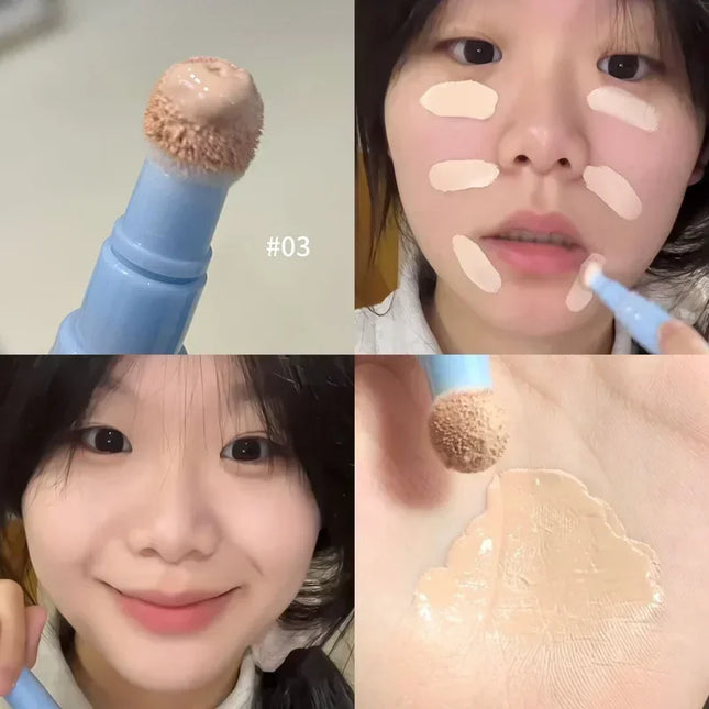 Full Cover Concealer Cover Stick Conceal Spot Blemish Cream Foundation Air Cushion Concealer Waterproof Face Contouring Makeup