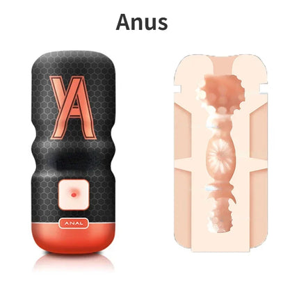 Male Masturbators Cup Powerful Sucking Realistic Vagina Pocket Pussy Blowjob Penis Massager Stamina Trainer Adult Sex Toys 18+