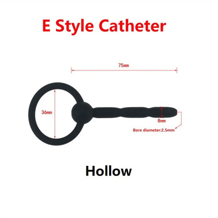 Beginner Silicone Urethral Dildo Plug Stimulate Catheter Dilator Adult Games Sex Toys For Men Gay Penis Plug Insert Sexy Toys