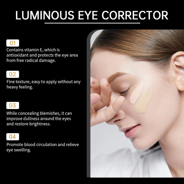 Dark Circles Concealer Stick Under Eye Cover Acne Pigmentation Blemishes Coverage Waterproof Lightweight Natural Daily Makeup