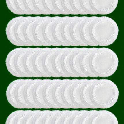 2-5-10-20Pcs Portable and Practical High-Grade White Round Powder Puff for Base and Fixing Makeup