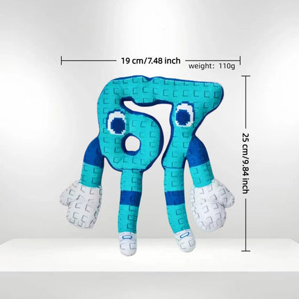 Jandel Plush Toy - Cute Blue Game Character Soft Doll Gift