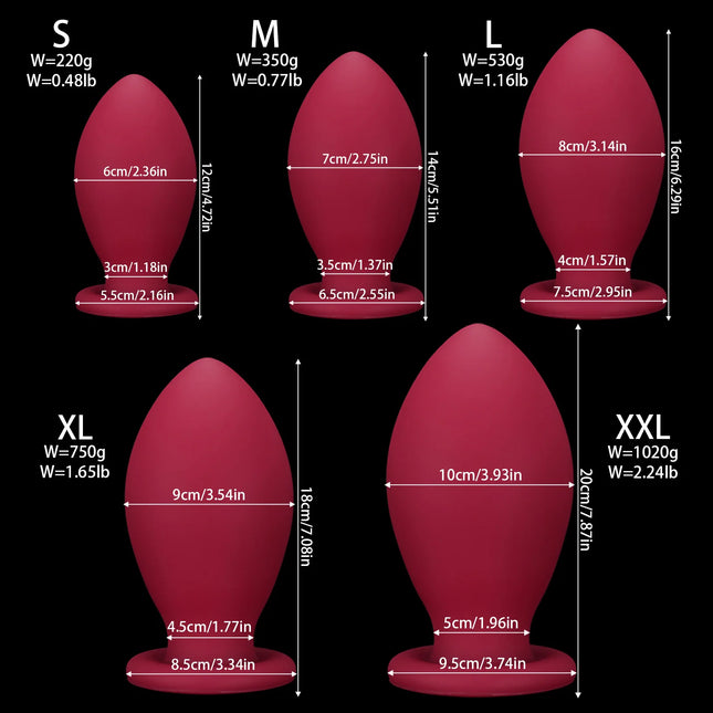 S/Xxl Super Big Anal Plug Soft Huge Butt Plug Suction Cup Fisting Anal Dildo Prostate Massage Anal Dilator Women Male Sex Toy 18