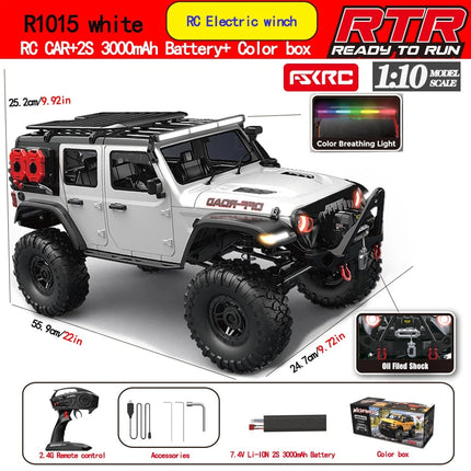 Huangbo Hot Selling 1:10 Remote Control Off Road Vehicle The Second Generation Upgraded Full Scale Climbing Vehicle Remote Car