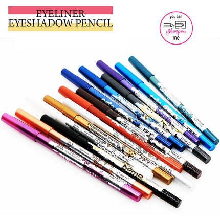 Pearlescent Matte Long-lasting Eye Liner Pencil Waterproof High Pigment Smooth Eyeliner Gel Pencil Women Eye Makeup Cosmetic