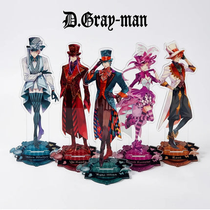 Anime D.Gray-man New style Allen Walker Yu Kanda 15CM Double sided HD Printing Acrylic Stand keychain Desk Decor Collect gifts