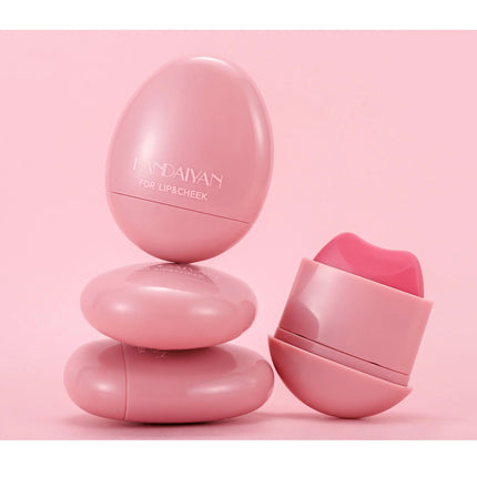 HANDAIYAN 5-Color Matte Pink Pebble Blush Waterproof & Sweat-Resistant Easy Application Dual-Use for Lips & Cheeks