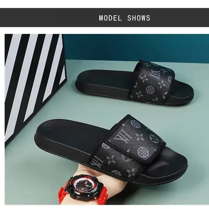 Man Summer Slippers Leather Sandals Comfortable Man Sandal House Sandals Sale Mens Slipper Flip Flop Shoes for Men Slippers