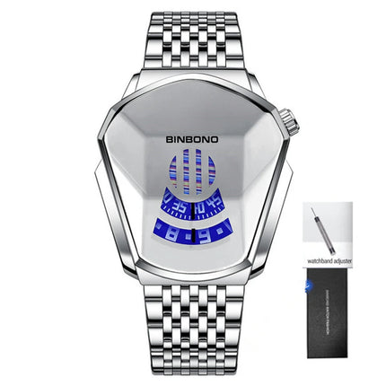 BINBOND New Casual Unique Digital Clock Men Luxury Watch Automatic Watches Mens Gold Fashion Quartz Wristwatches Montre Homme 01