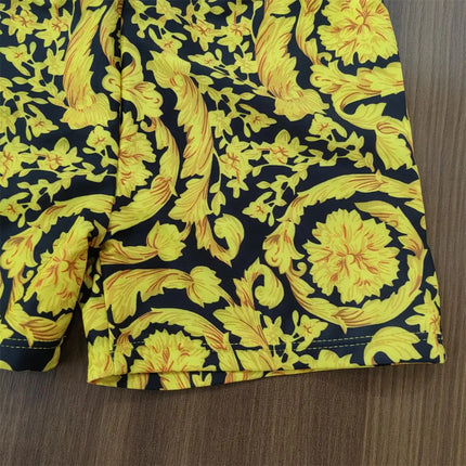 2025 New Children's swim Shorts gold Boys' Swim Shorts High end Soft Baby Swimming briefs factory price