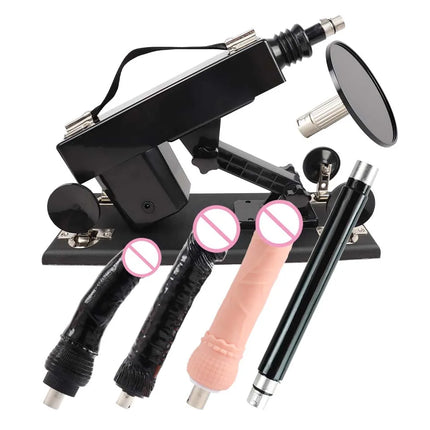 FREDORCH Sex Machine for Woman Adjustable Masturbating Pumping with 3XLR Accessories Sex Gun Love Machine for Men Adult Toys