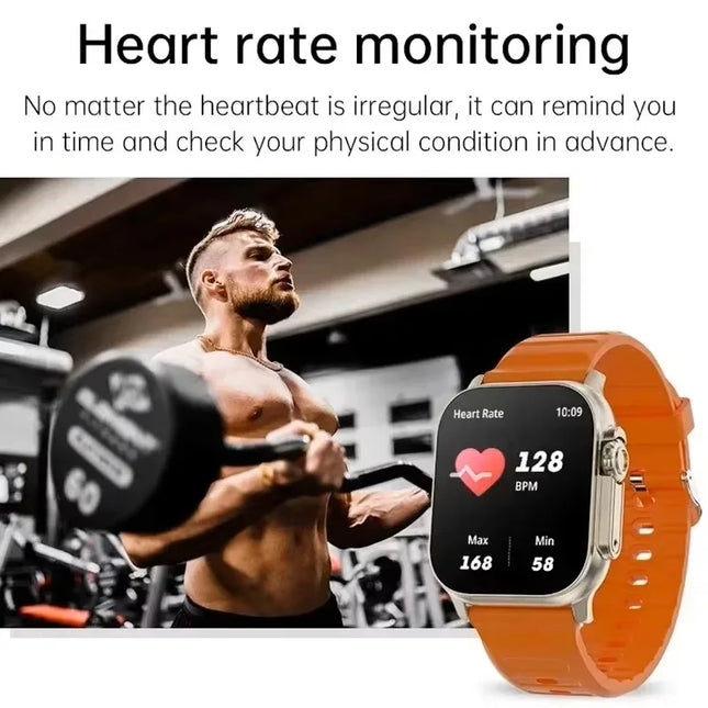 Original T800 Ultra2 Smart Watches 2.19 Inch Smart Watch Bluetooth Call IWO Series 8 Sports Smartwatch Women Men For IOS Android