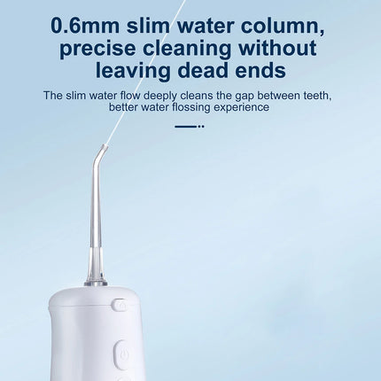 Fairywill Cordless Water Flosser 3 Modes And 2 Replaceable Nozzles 300Ml Detachable Water Tank Ipx7 Waterproof Oral Irrigator