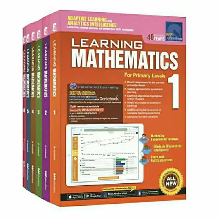 SAP Learning Mathematics Book Children Learn Math Books Singapore Primary School Mathematics Textbook