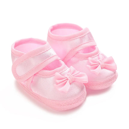 Multiple Options Newborn Baby First Baptist Shoe: Newborn Boy and Girl White Baptist Shoes Soft Sole Walking Shoes Size-9CM-10CM