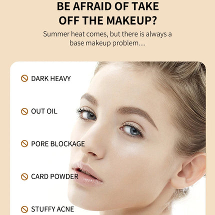 Ocheal 30g CC Cream Foundation Waterproff Concealer Moisturizing Sunscreen Liquid SPF 50+ Long Lasting Brightening Makeup Primer