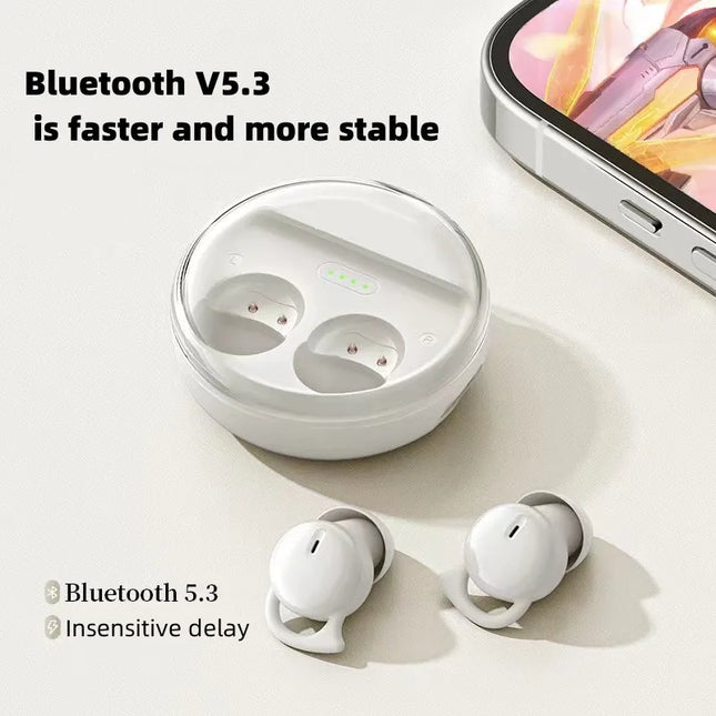 New Q26 Sleep Headphones Mini Small Wireless Bluetooth Earphones Noise Reduction Headset In-Ear Invisible Sleeping Earbuds Gifts