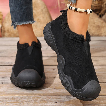 New Winter Women's Warm Casual Shoes, Plush Comfortable Versatile Shoes, the Best Gift for Women, Mom Shoes